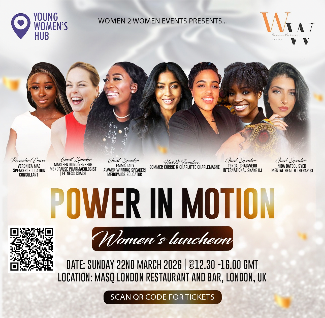 Join Sommer Currie for her next Women 2 Women luncheon on 14th September